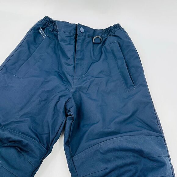 Lands' End Kids The Squall Navy Blue Ski Snow Pants Size 6 EUC! Gaiter Cuffs - Picture 2 of 8